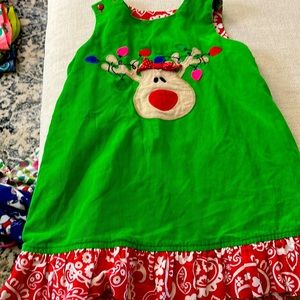 The Bailey Boys Reindeer Christmas dress size a4